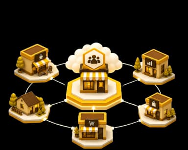 A connected network of local shops going live